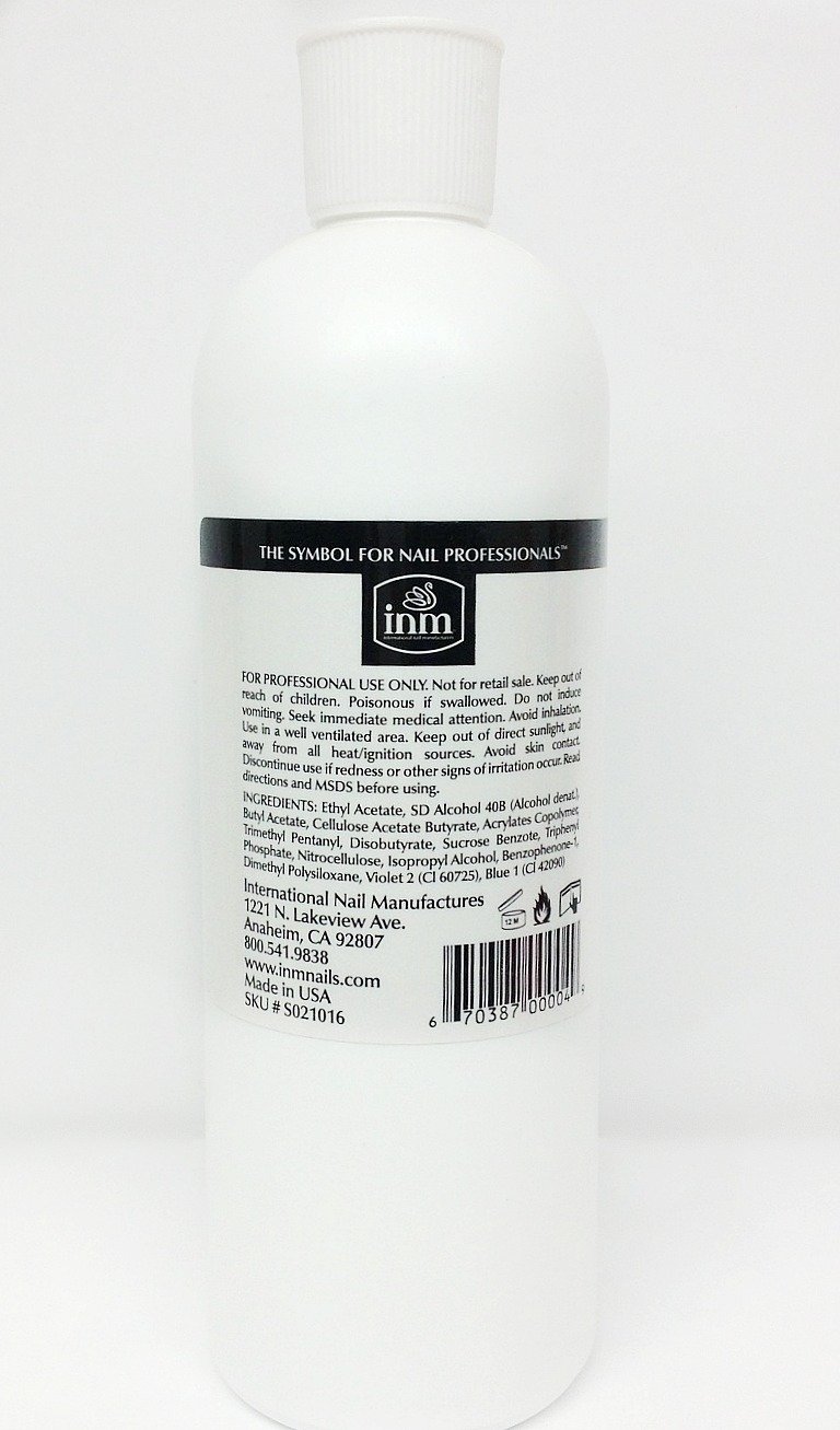Out The Door Super Fast Drying Nail Top Coat - 16 oz Professional Glossy Finish for Salon & Home Manicures - Long Lasting Shine for Gel & Regular Polish