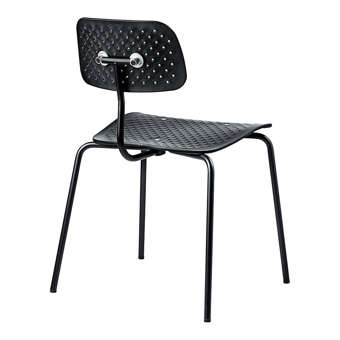 Jorgen Rasmussen Kevi 2060 Upholstered Dining Chair - Modern Fabric Dining Room Chair with Wooden Legs for Home, Restaurant & Office Use