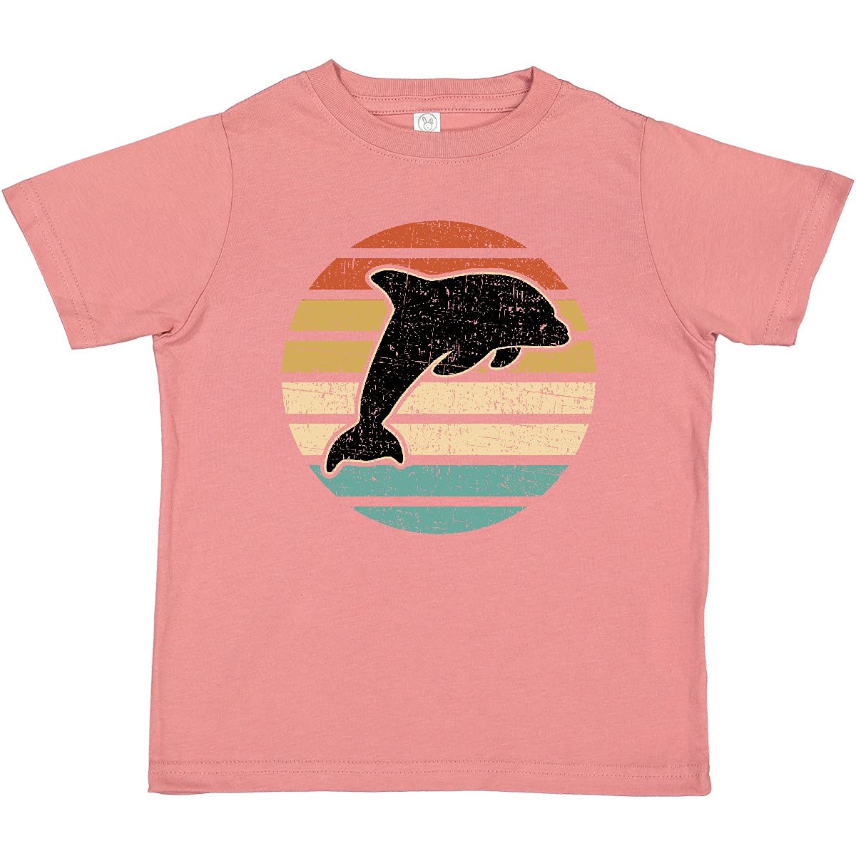 Inktastic Cute Dolphin Beach Vacation Toddler T-Shirt for Boys & Girls - Perfect for Summer Outings, Beach Trips, and Family Vacations