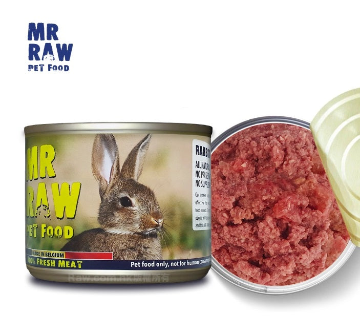 Premium 100% Fresh Rabbit Meat Dog & Cat Food - Grain-Free, High-Protein Pet Treat for All Breeds - Perfect for Training, Rewards & Sensitive Stomachs
