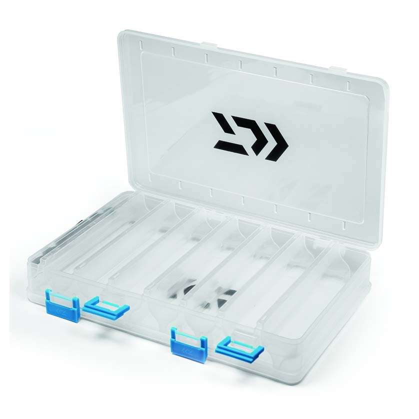 Daiwa Air Dry Bitz Double Sided Fishing Lure Box - Waterproof Tackle Storage for Bass, Trout & Saltwater Fishing - Ideal for Boat, Kayak & Shore Fishing Trips