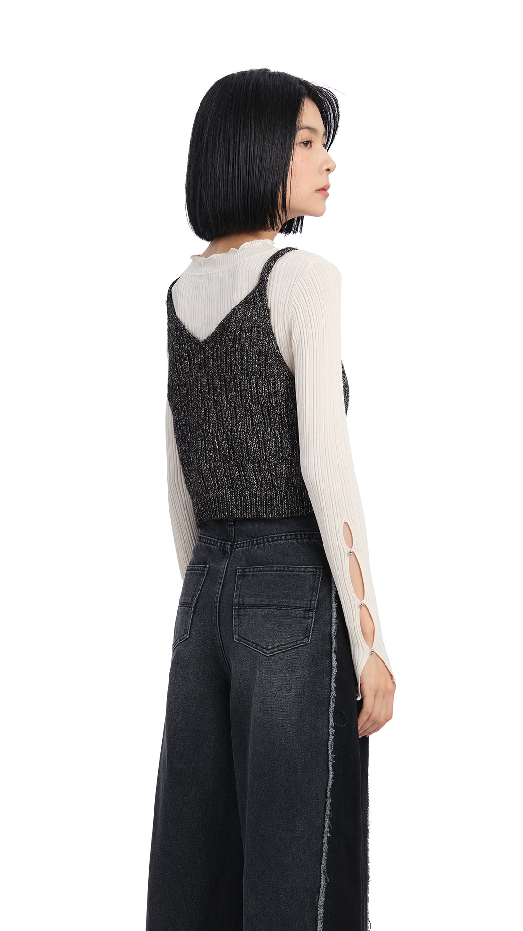 Cozy Textured Knit Vest for Women - Soft & Stylish Winter Layering Piece - Perfect for Office, Casual Outfits & Fall Fashion