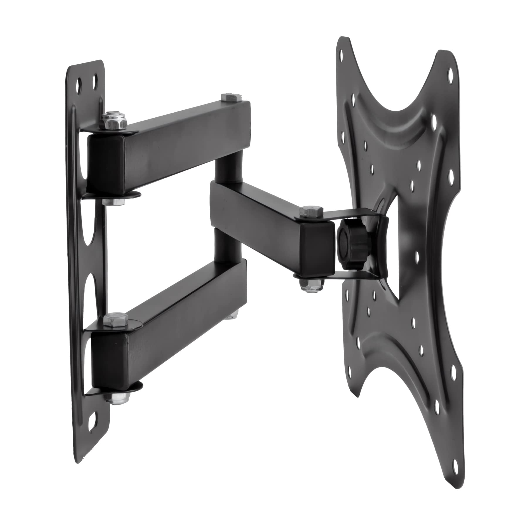 Retractable TV Wall Mount Bracket for 10-42 Inch LCD LED TVs - Tilt & Swing Arm Adjustable for Optimal Viewing - Perfect for Living Rooms, Bedrooms & Home Theaters