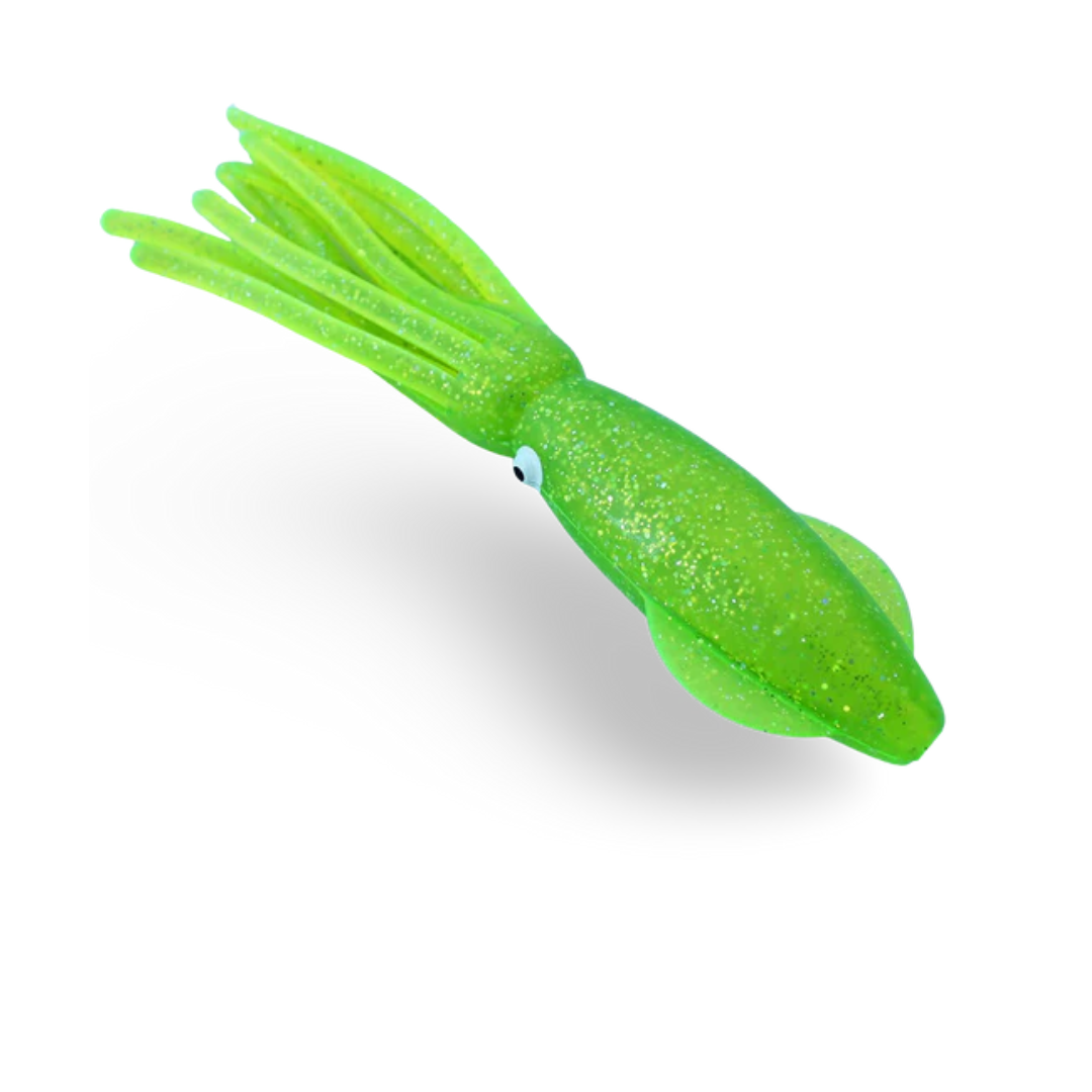 Fin Strike B2 Squid Fishing Lure - Premium Saltwater Soft Plastic Bait for Bass, Walleye & Trout - Perfect for Offshore, Pier & Kayak Fishing Adventures
