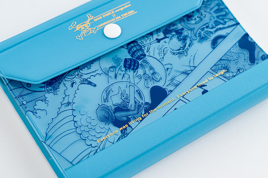 Hobonichi Techo 2025 ONE PIECE A6 Planner Cover - Banquet Blue Edition | Original Size Japanese Diary Cover for Anime Fans | Perfect for Daily Planning, Journaling & Gift Giving