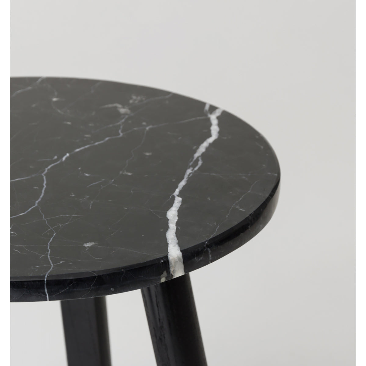 Modern Marble Side Table - Elegant Round Accent Table for Living Room, Bedroom, or Office - Durable & Stylish Home Decor Furniture