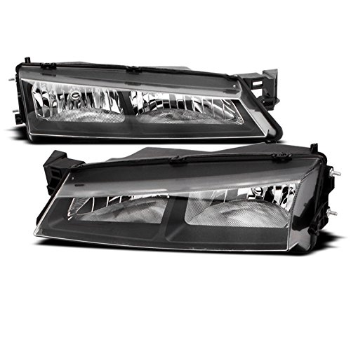 1997-1998 Nissan 240SX S14 Black Replacement Headlights & Headlamps - High Performance LED Bulbs for Night Driving & Car Restoration Projects