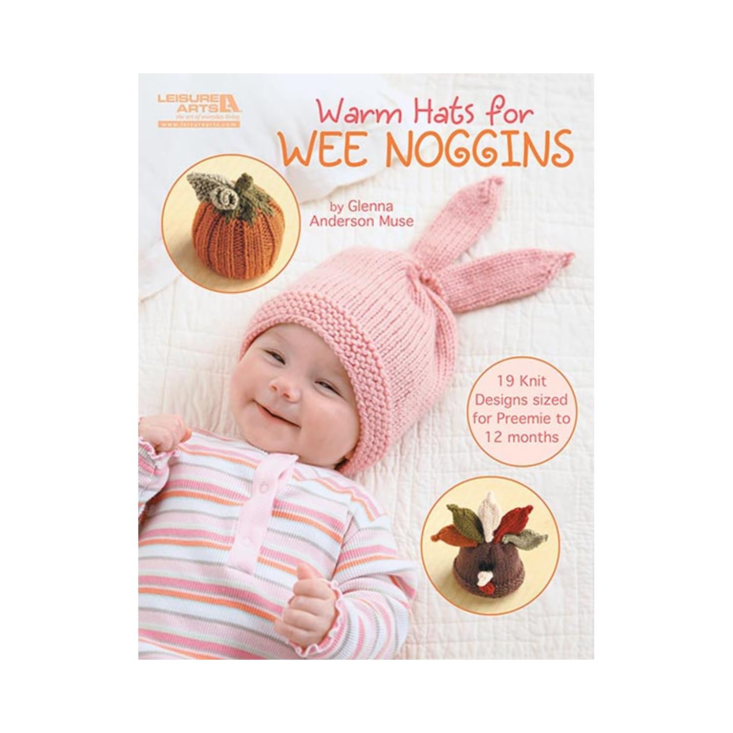 Leisure Arts Warm Hats for Babies & Toddlers - Soft Knit Winter Beanies for Infants - Perfect for Outdoor Activities & Cold Weather Protection
