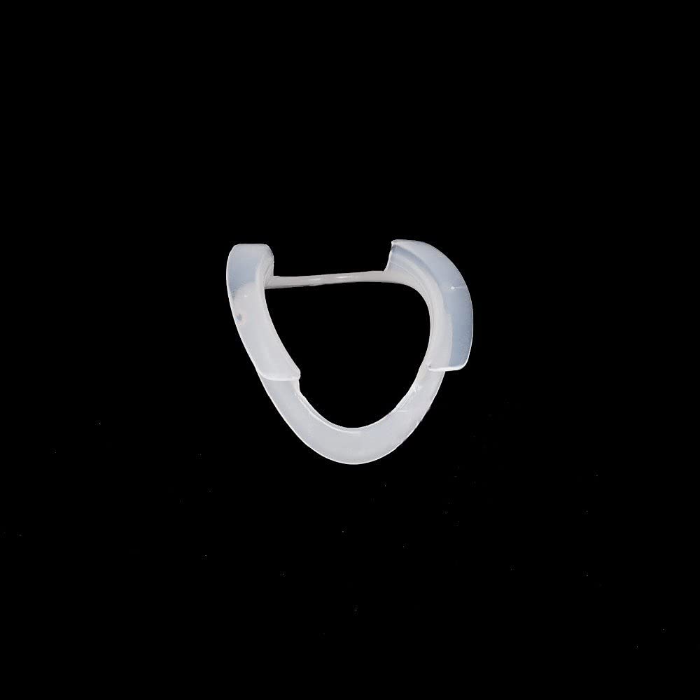 10 Pcs Dental Mouth Opener Intraoral Cheek Lip Retractor - O-Shape Autoclavable Cheek Expander for Teeth Whitening & Dental Procedures - Perfect for Dentists, Orthodontists & At-Home Oral Care (White)