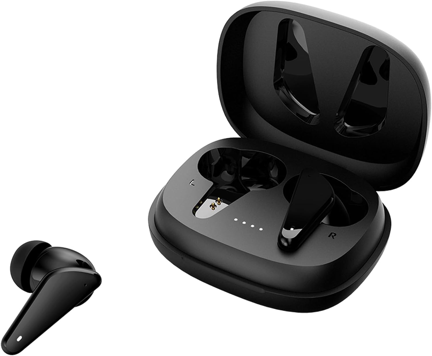 **Wireless Bluetooth Earbuds with 60Hrs Playtime, Active Noise Cancelling, Deep Bass & Built-in Mic - Compatible with iPhone & Android - Perfect for Workouts, Commuting & Travel**