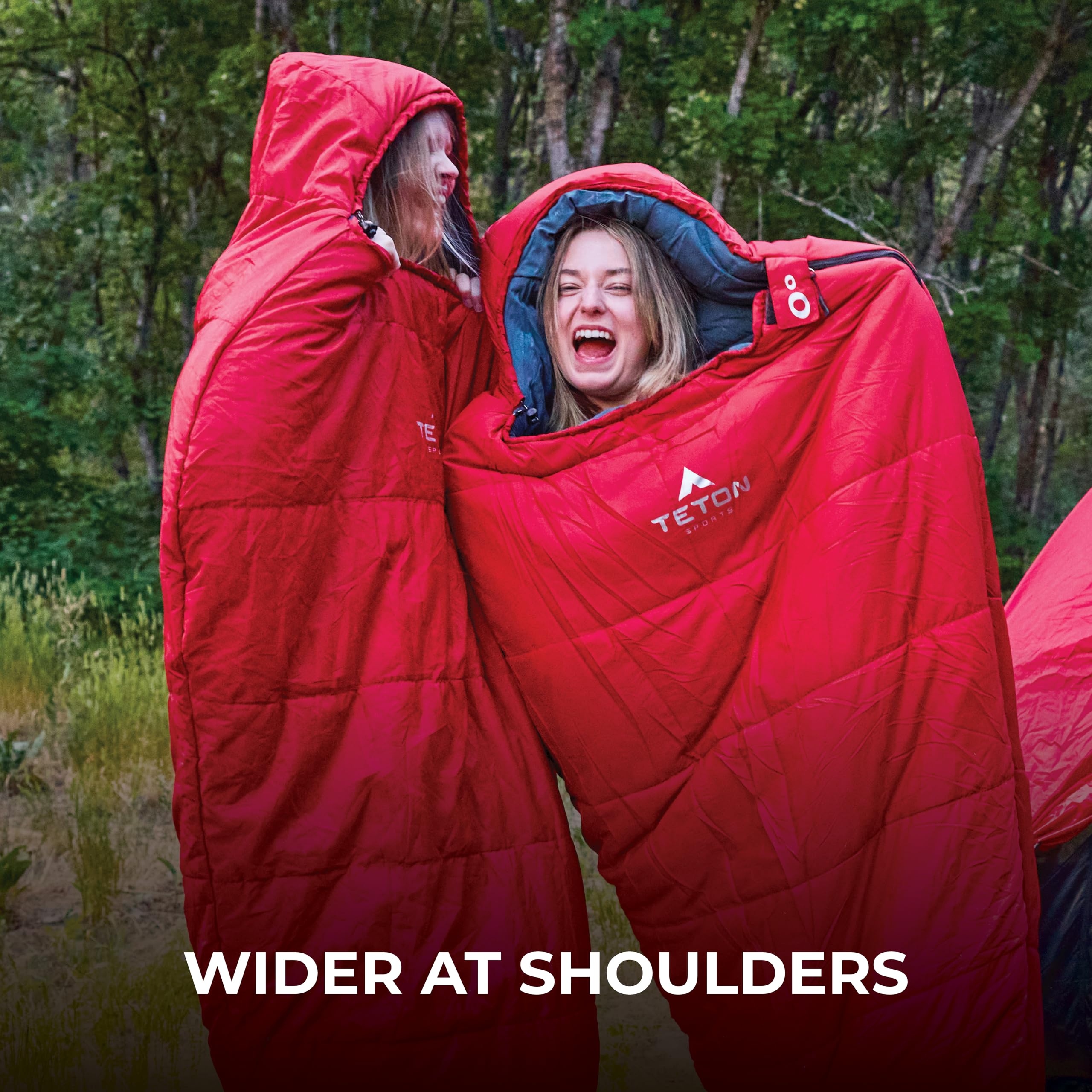 TETON Sports LEEF Ultralight Mummy Sleeping Bag - 3-4 Season Compact Sleeping Bag for Backpacking, Hiking & Camping | Includes Free Stuff Sack | Ideal for Outdoor Adventures & Cold Weather Camping