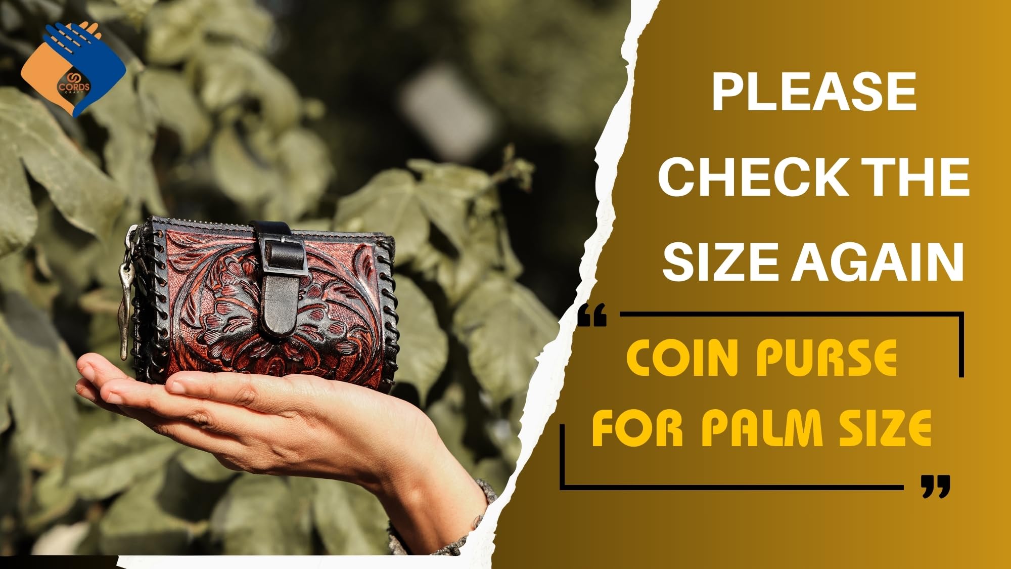 Small Cute Genuine Leather Coin Purse for Women - Handmade Tan Leather Coin Pouch & Change Holder - Perfect for Travel, Shopping and Everyday Essentials Organization