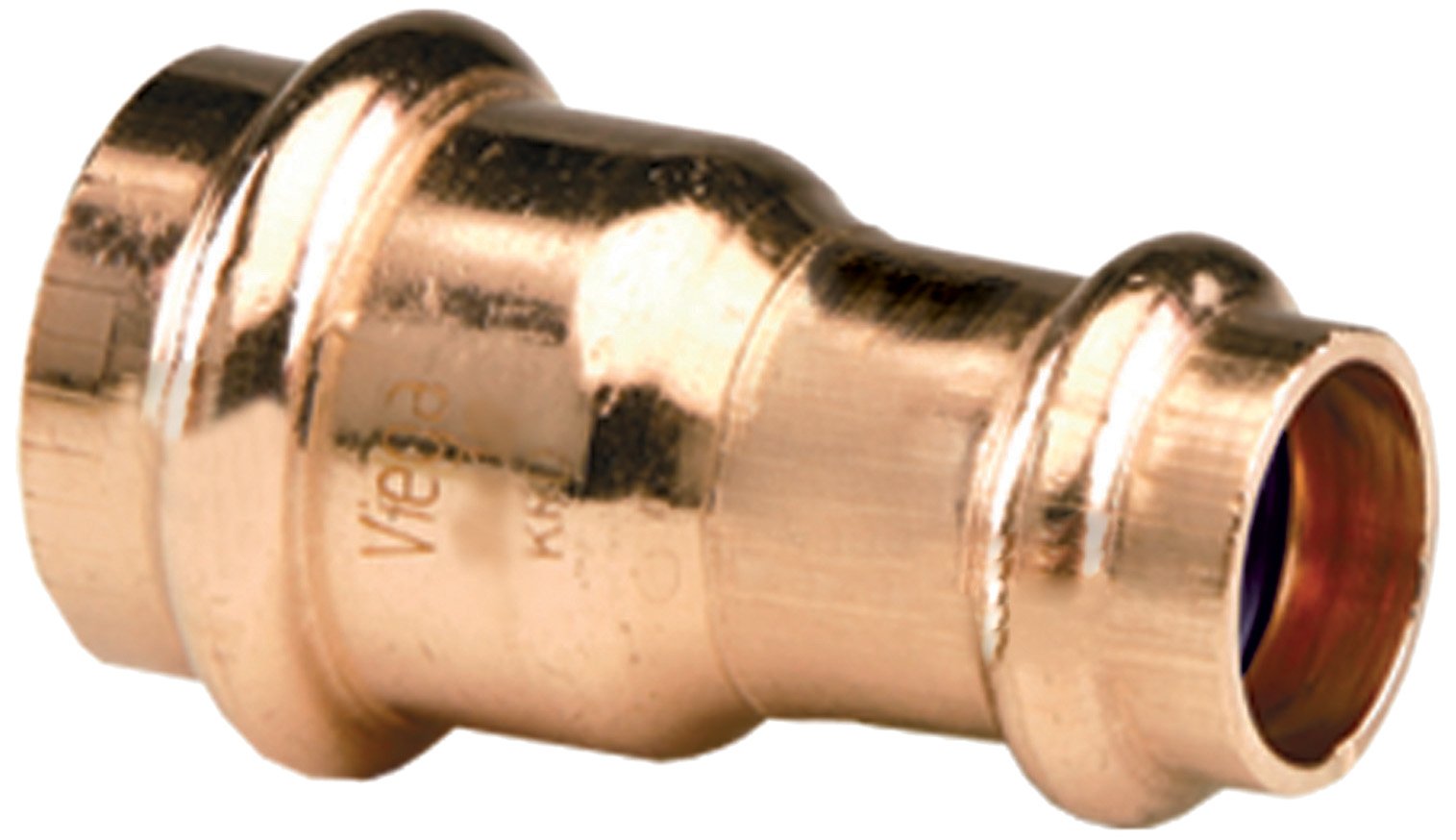 Viega 15603 ProPress Zero Lead Copper Reducer 1-Inch x 1/2-Inch P x P - Lead-Free Plumbing Fitting for Water Supply Lines & HVAC Systems
