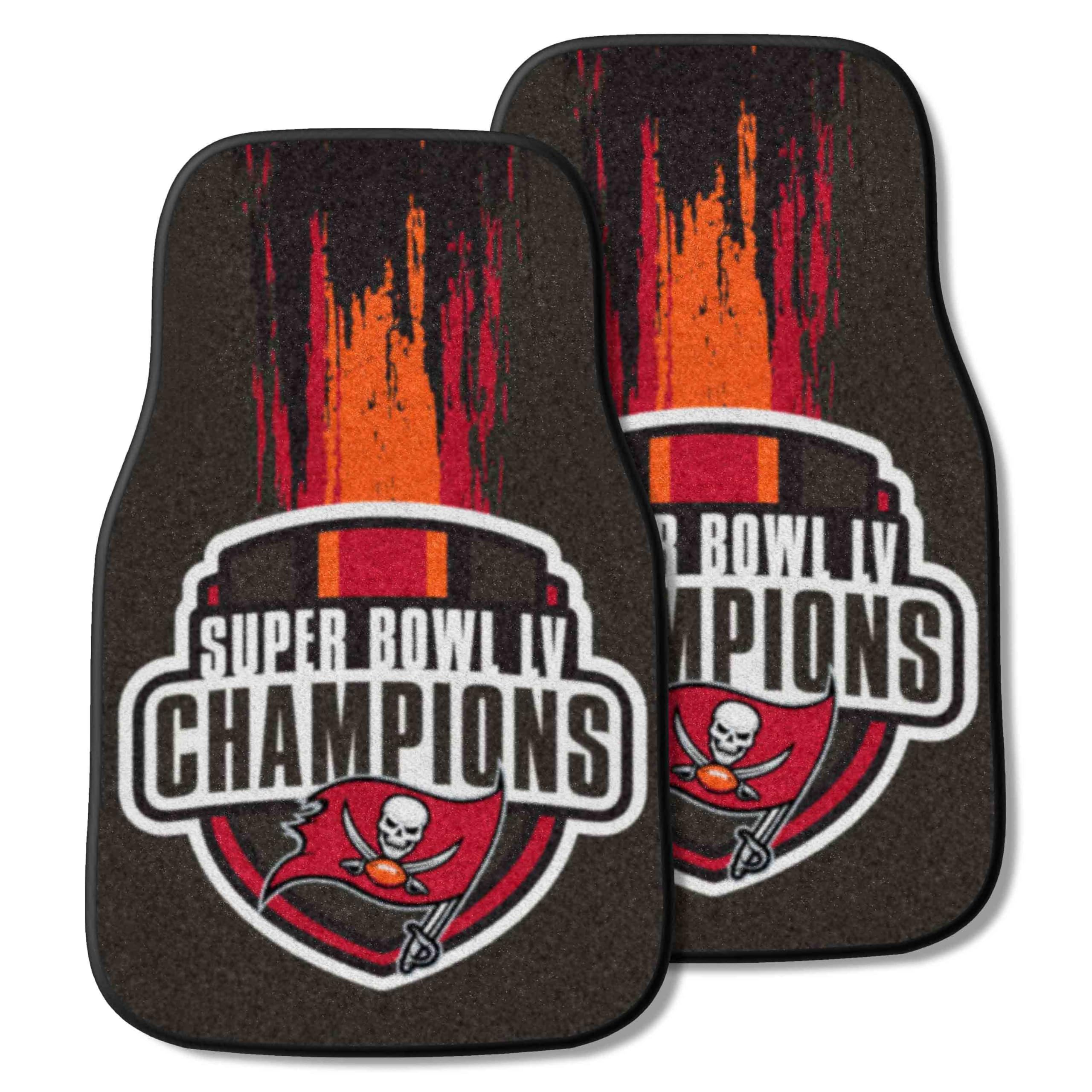 **FANMATS NFL Unisex-Adult 2-Piece Carpet Car Mat Set – Durable Floor Mats for Trucks, SUVs & Sedans – Perfect for Home, Office & Game Day Decor**