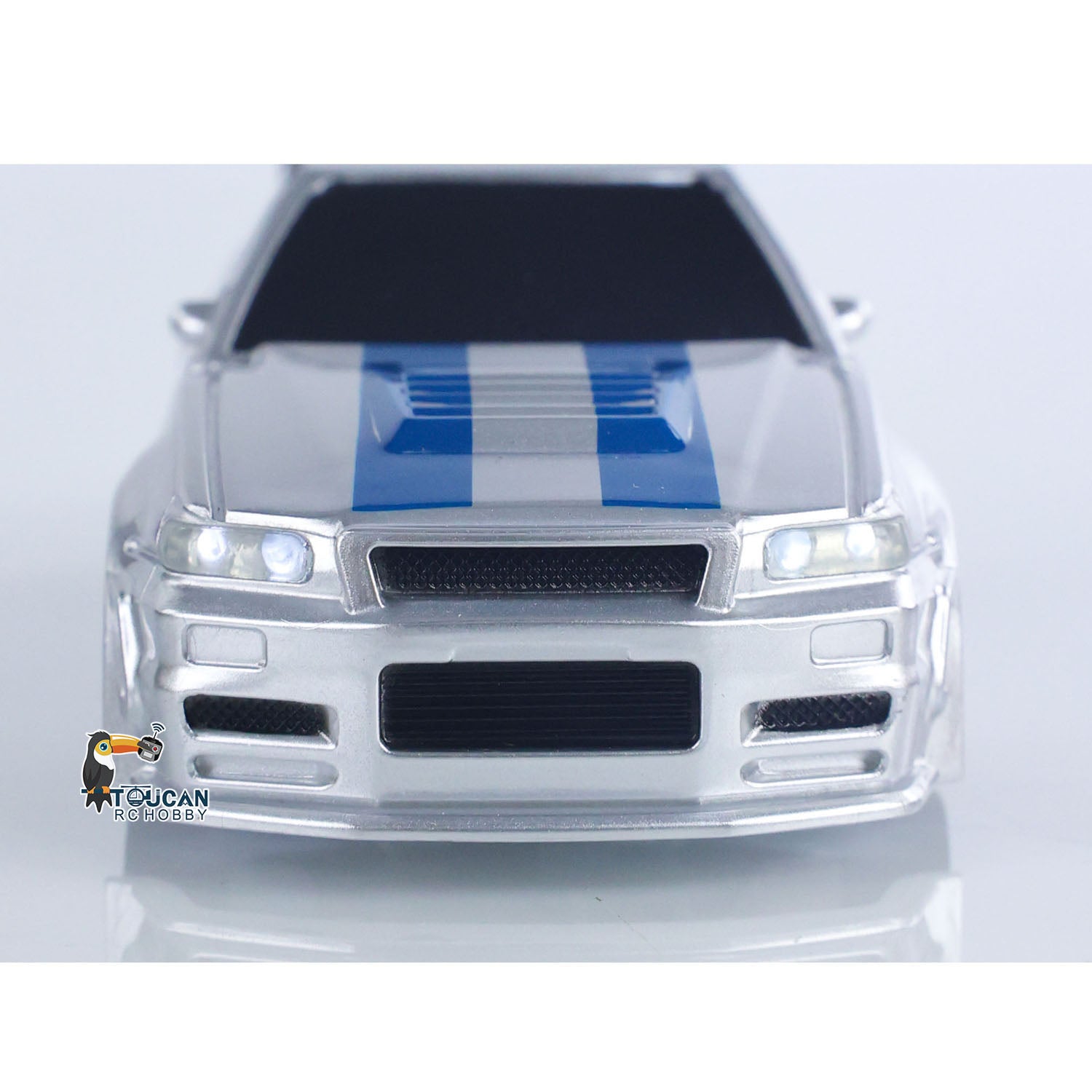 2.4GHz 1/43 Scale 4WD RC Drift Car - High Speed Remote Control Racing Vehicle with Gyroscope, LED Lights & RTR (Ready-to-Run) - Perfect for Indoor Racing, Drift Competitions & RC Hobby Enthusiasts