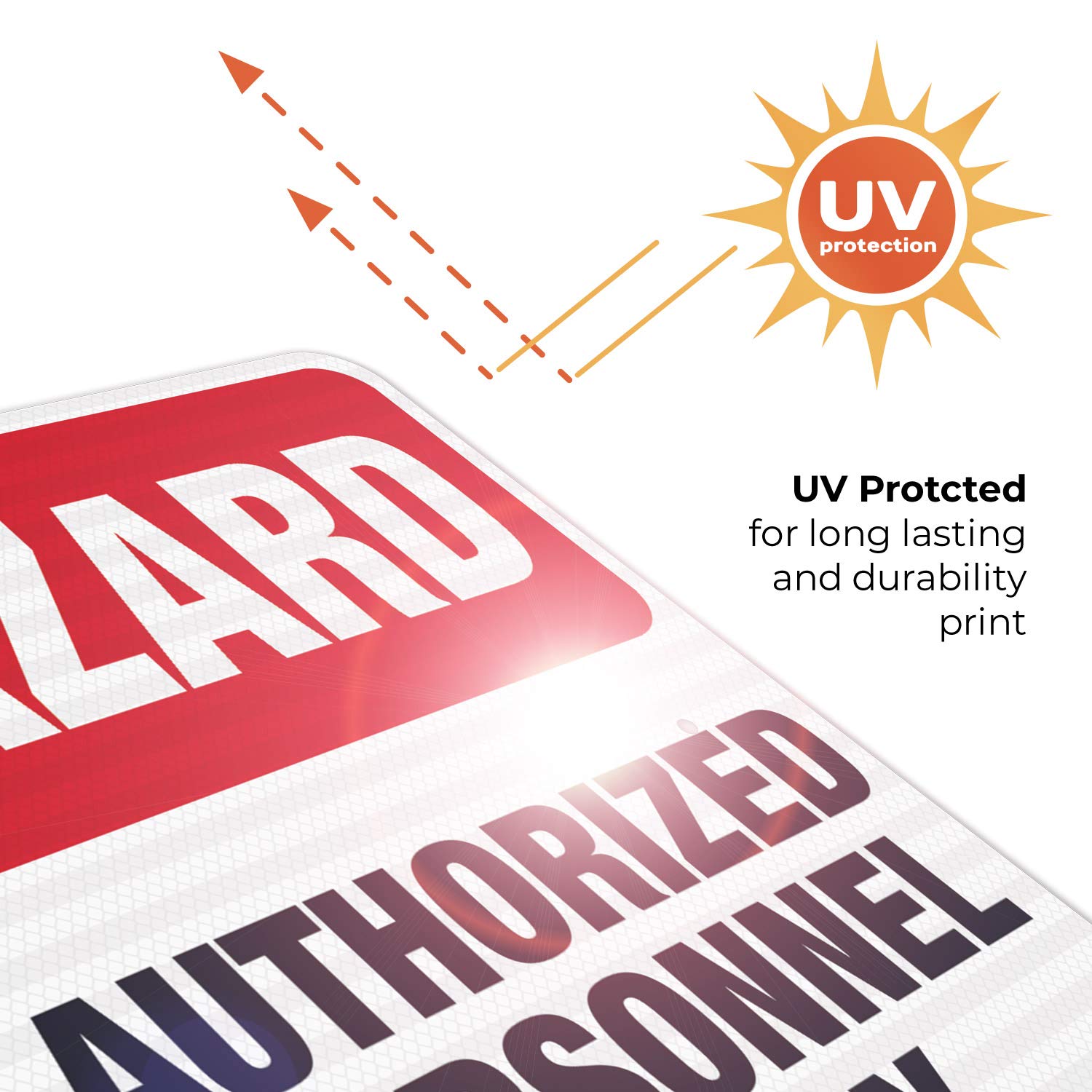 Biohazard Authorized Personnel Only Sign - OSHA Compliant Danger Warning Sign, 24x30 Inches, 3M EGP Reflective .080 Aluminum, Fade Resistant for Indoor & Outdoor Use - Made in USA | Perfect for Laboratories, Hospitals, Construction Sites & Hazardous Work Areas