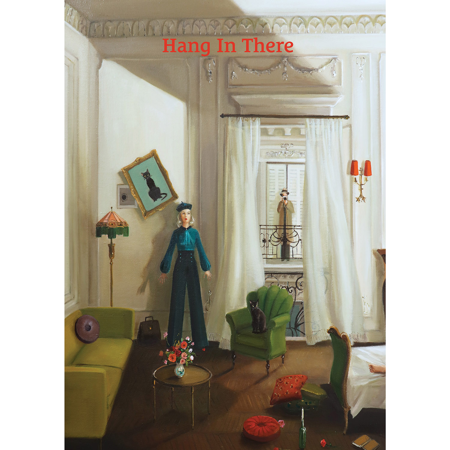 Funny 'Hang In There' Spy Greeting Card - Perfect for Secret Agent Fans, Birthday Gifts & Humorous Occasions