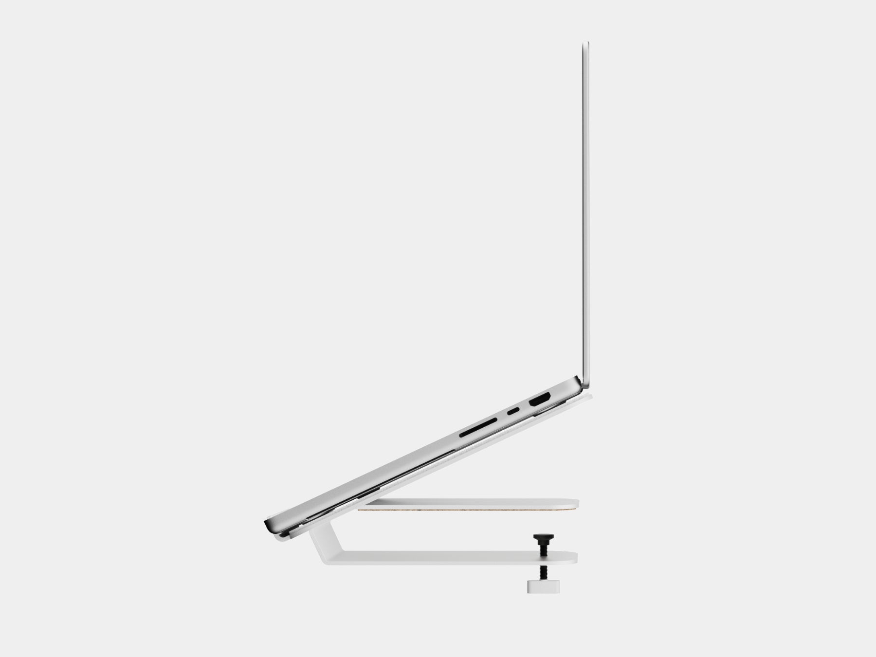 Adjustable Laptop Stand for Desk - Ergonomic Computer Riser with Ventilation - Perfect for Home Office, Gaming & Workstation Setup