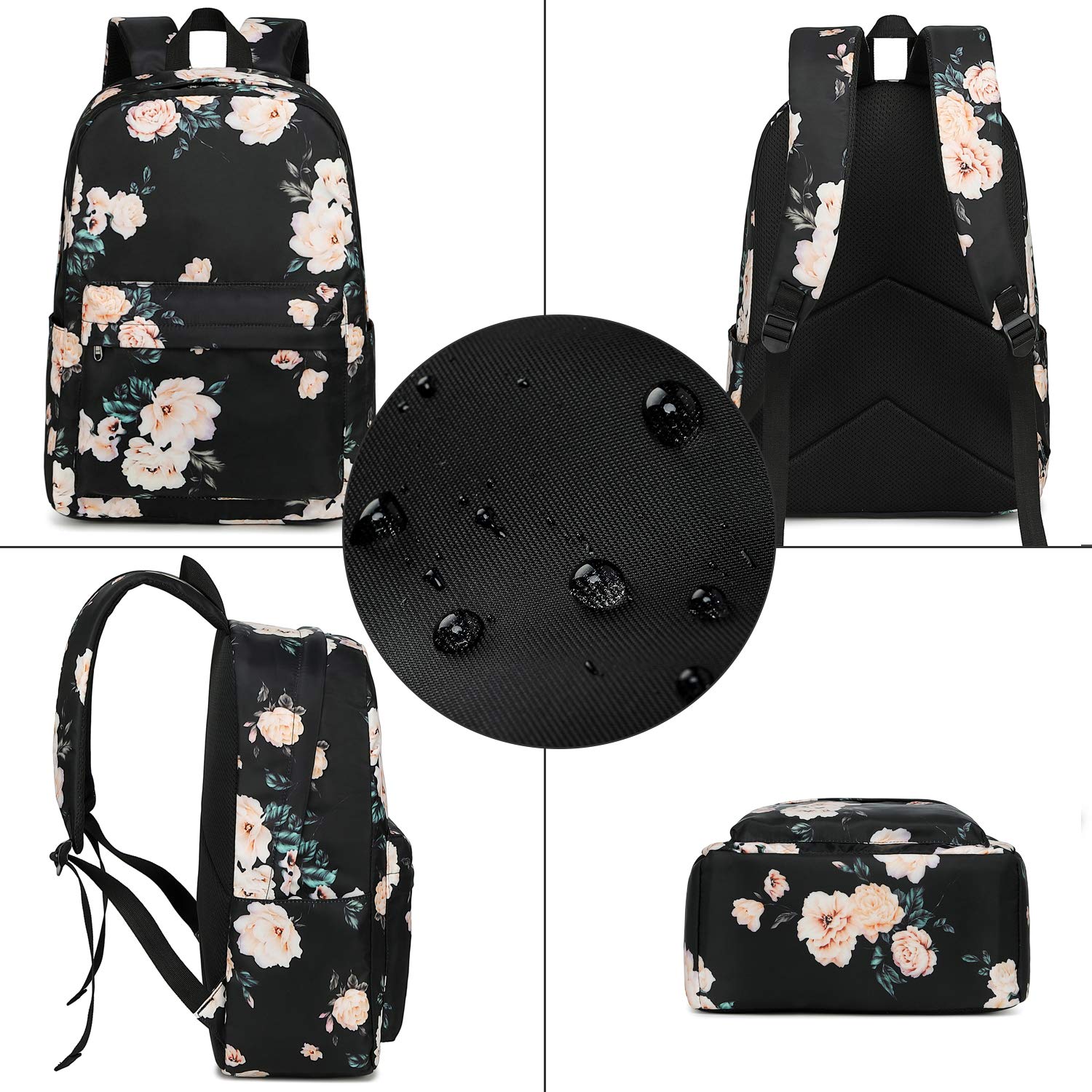 Bluboon Kids Backpack for School - Lightweight Laptop Bookbag for Girls & Women, Durable Travel Backpack for College, Work, Commuting & Daily Use