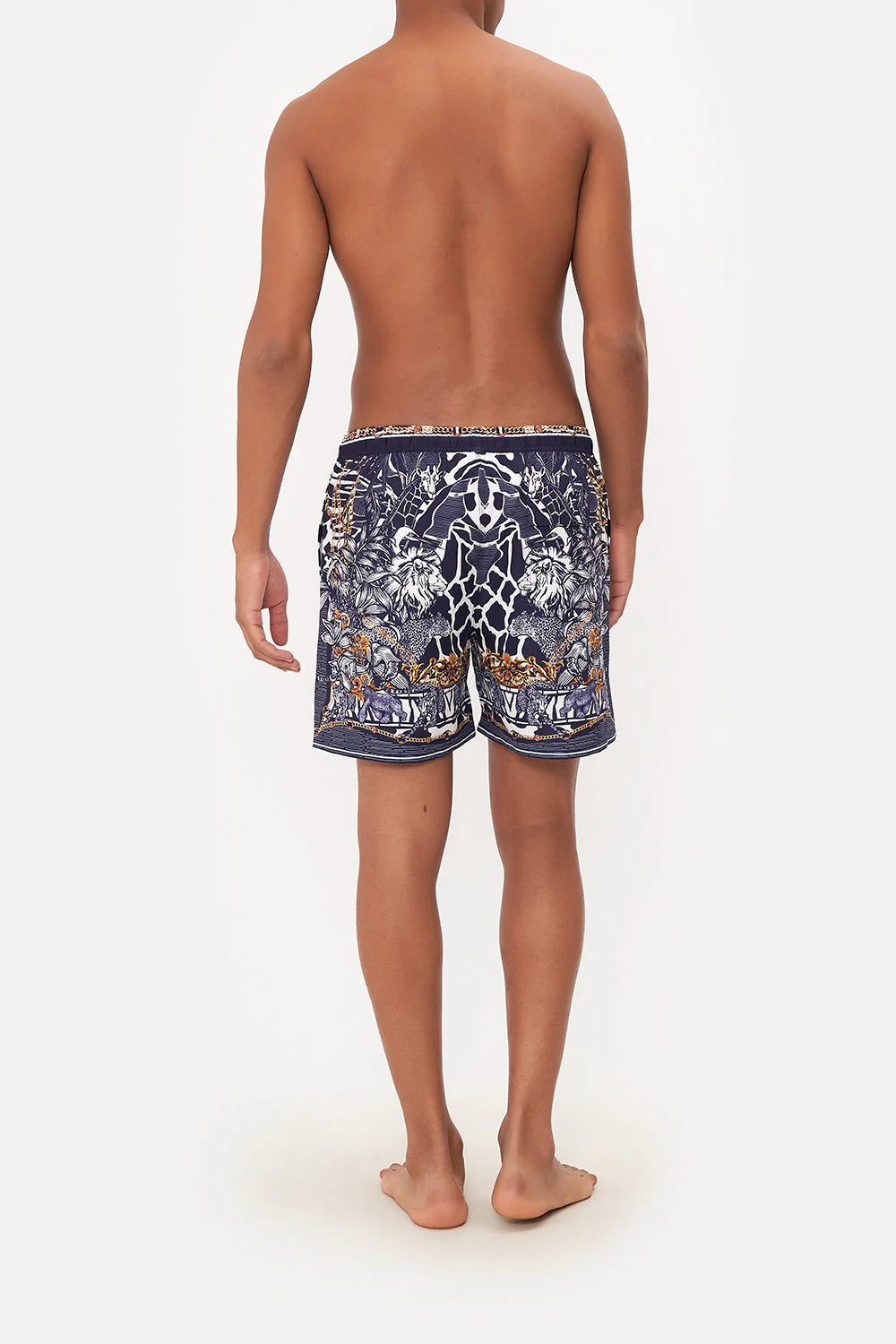 Elastic Waist Boardshorts - Comfortable Swim Trunks for Men | Perfect for Beach, Pool, and Summer Activities