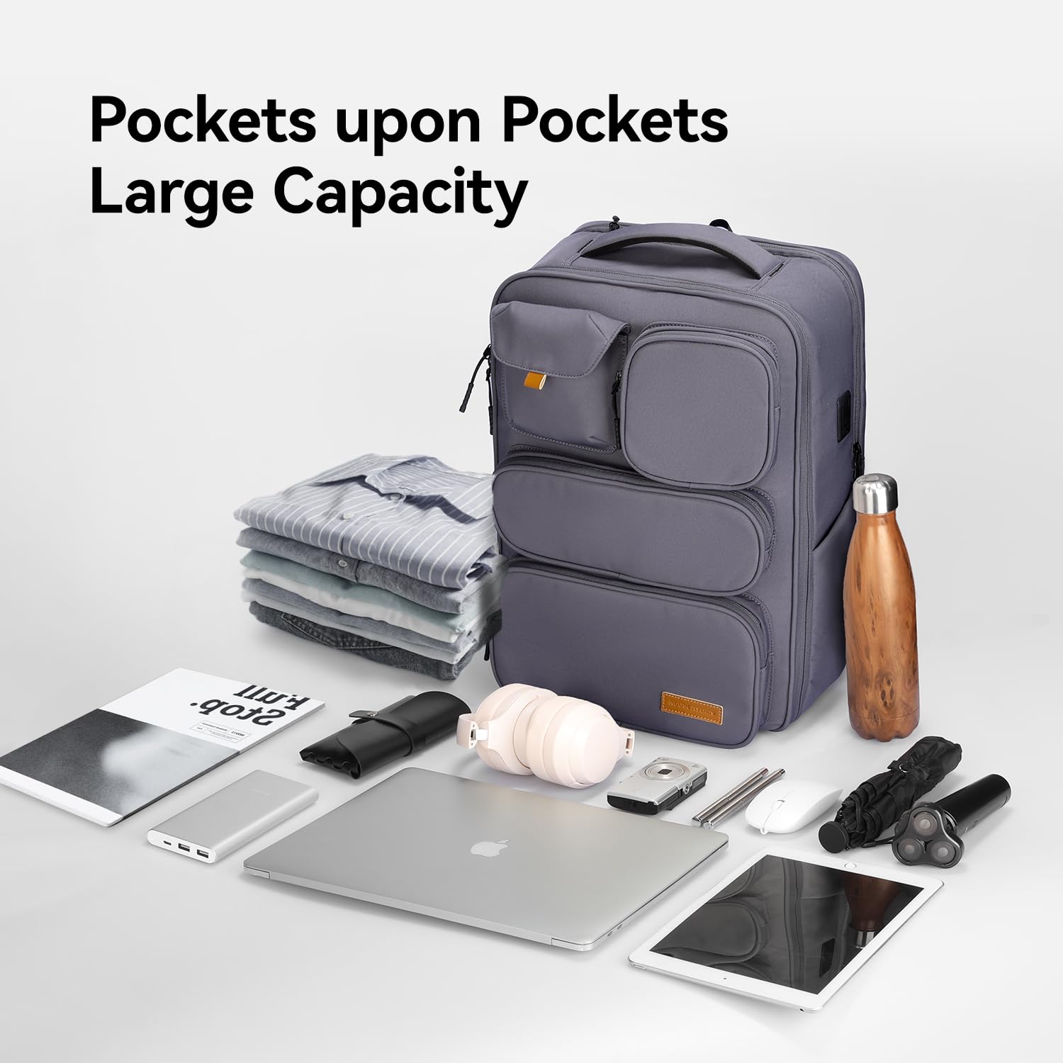TSA-Approved Unisex Travel Backpack with 17.3