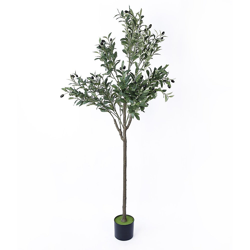 150cm Artificial Olive Tree - Tall Lifelike Faux Plant for Home & Office Decor - Perfect for Living Room, Bedroom, or Indoor Spaces