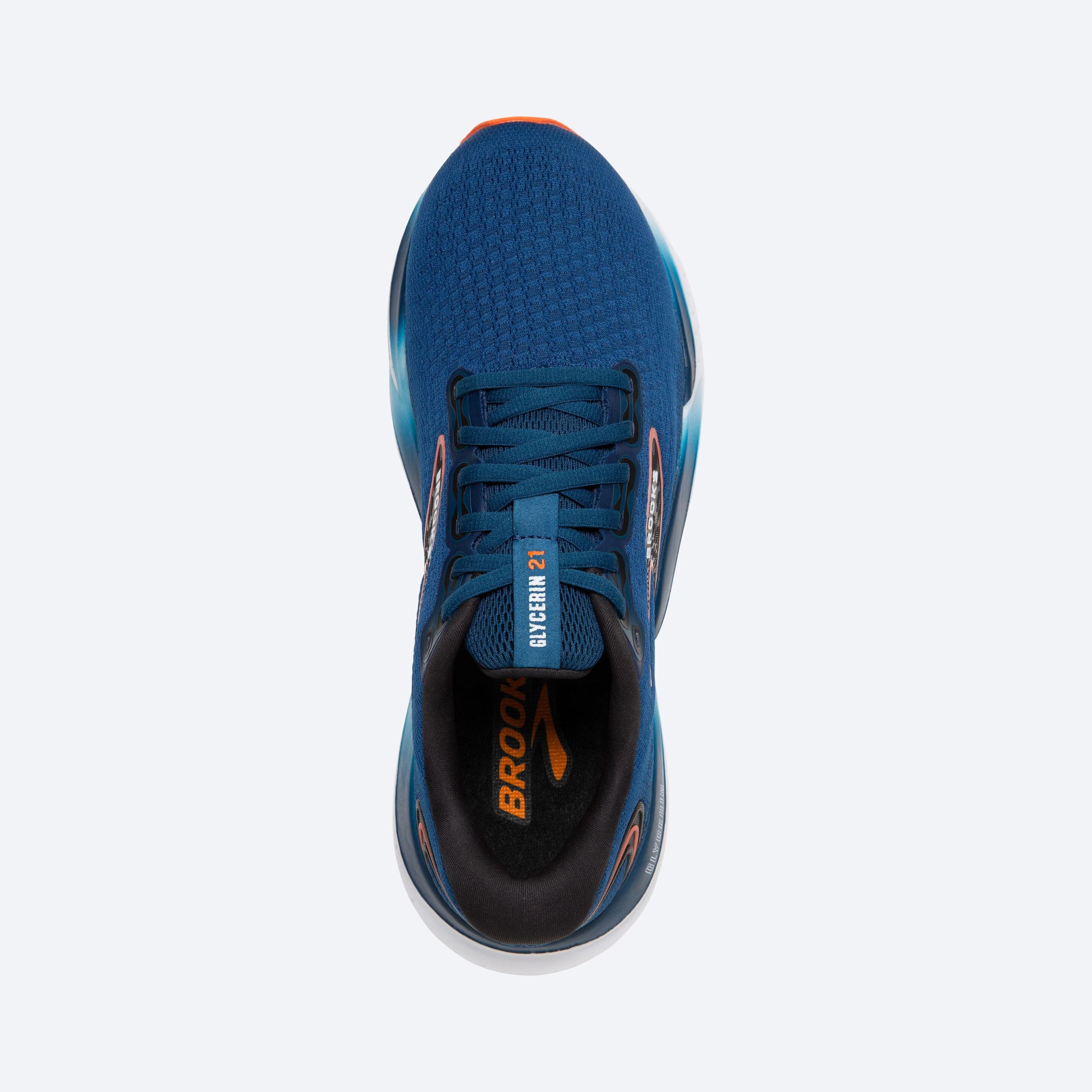 Brooks Glycerin 21 Running Shoes for Men - Premium Cushioned Road Running Sneakers - Perfect for Marathon Training, Jogging & Gym Workouts