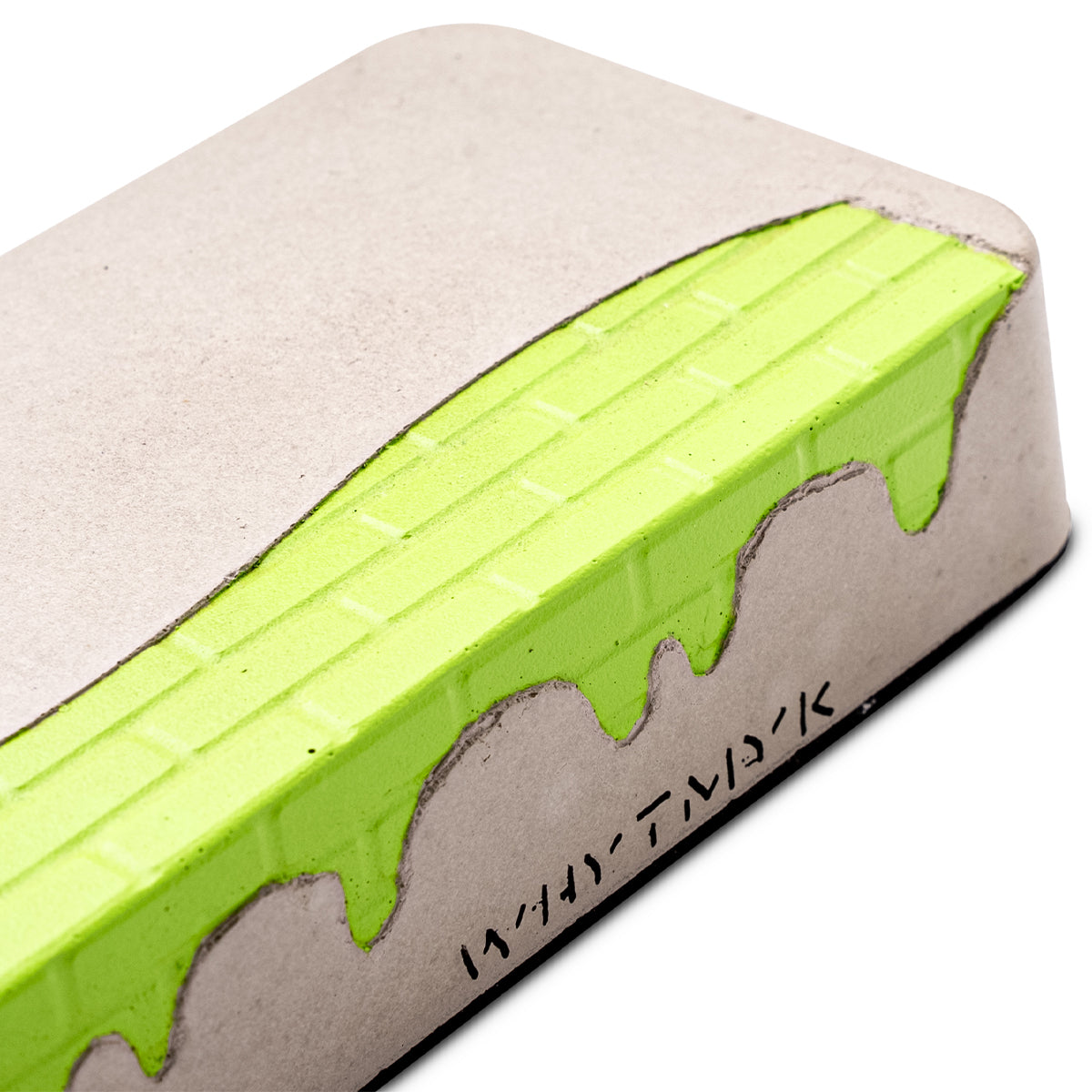 WhytMyk Concrete Fingerboard Ramp - Toxic Brick Loaf Design for Finger Skateboarding | Perfect for Skateboard Training, Home Office Desk Toy & Stress Relief