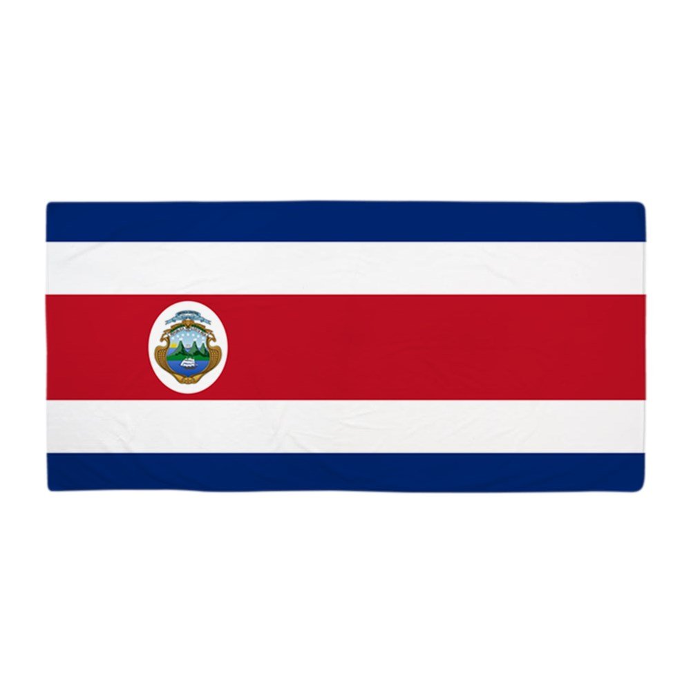 Costa Rica Flag Large Beach Towel - Soft, Quick-Dry, Unique Design for Pool, Beach, Travel & Outdoor Activities