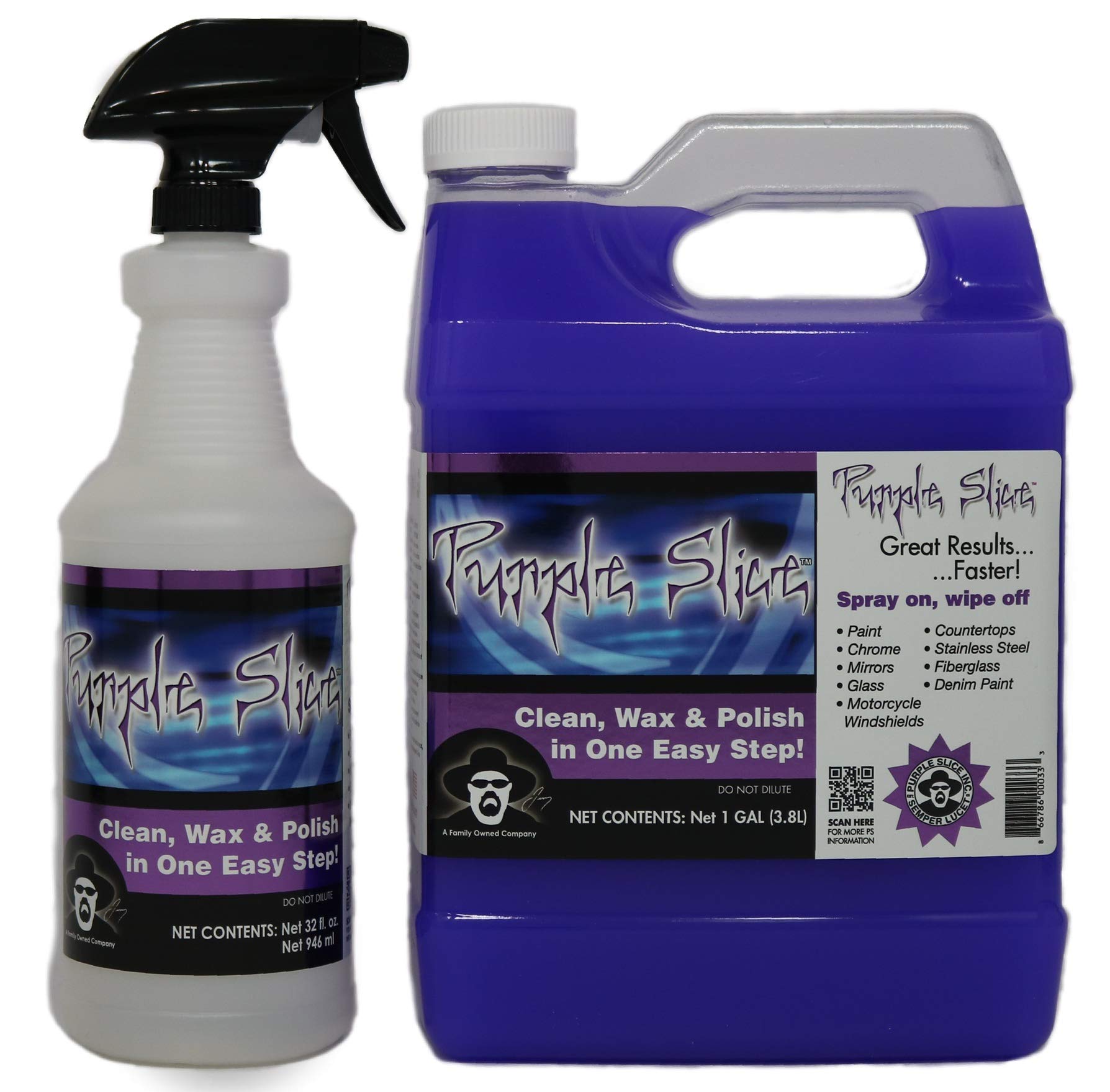 1 Gallon Car Cleaner Wax & Polish - All-in-One Auto Detailing Solution for Shine & Protection - Perfect for Cars, Trucks, Motorcycles & RVs