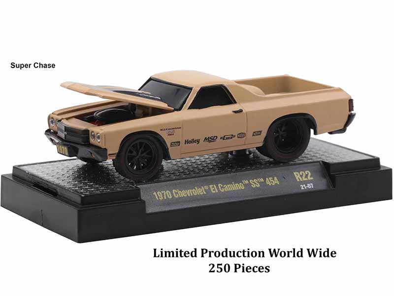 M2 Machines 1/64 Scale Ground Pounders 6-Car Diecast Model Set - Limited Edition of 7750 Worldwide - Collectible Display Case Cars - Perfect for Diecast Collectors, Car Enthusiasts & Home/Office Decor
