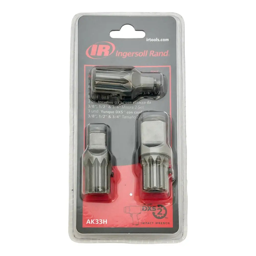 IR 3pc DXS2 Impact Wrench Anvil Kit (3/8
