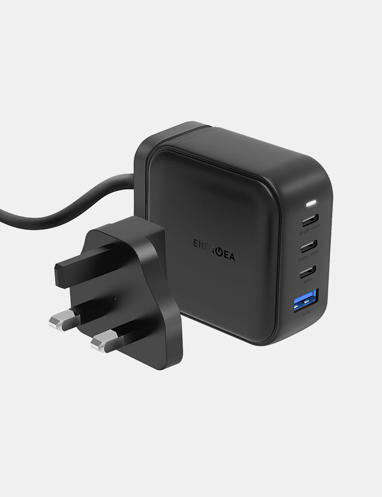 TravelHub GaN100 UK - Compact & Fast 100W USB-C GaN Charger for Travel, Laptops & Phones | Perfect for Business Trips & Vacations