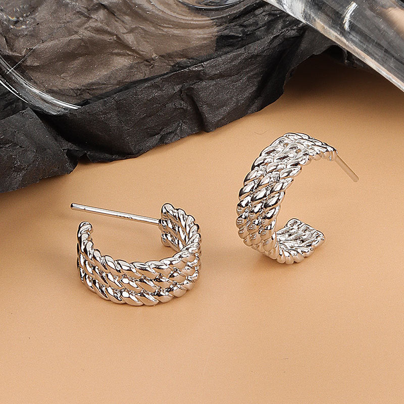 Elegant Twist Earrings for Women - Minimalist Jewelry for Everyday Wear | Perfect for Office, Date Night & Special Occasions