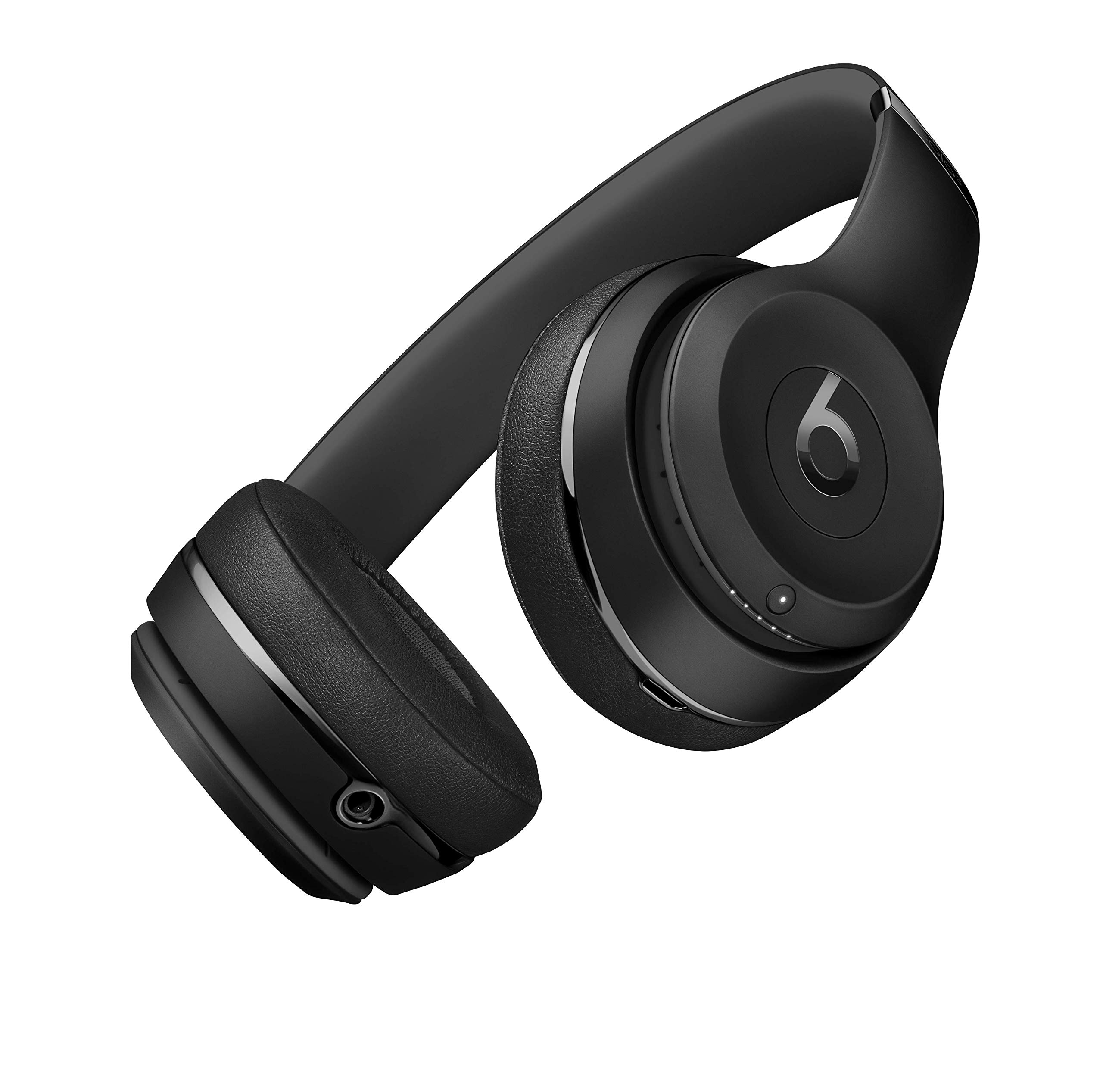 Beats Solo3 Wireless On-Ear Headphones with Apple W1 Chip - 40 Hour Battery Life, Class 1 Bluetooth - Matte Black (Previous Model) - Perfect for Gym, Travel & Music Lovers