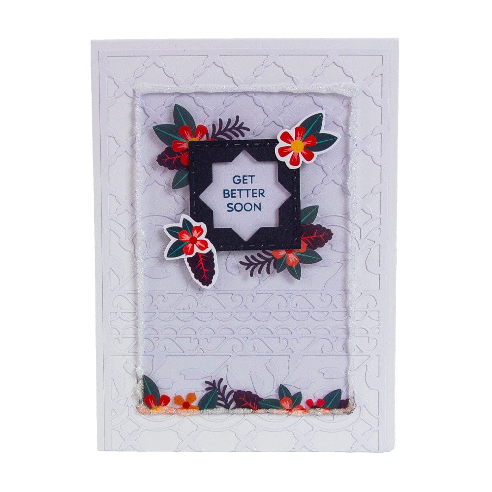 Floral Finestra Rub On Transfers Collection DB179 - DIY Scrapbooking, Card Making & Home Decor Craft Supplies
