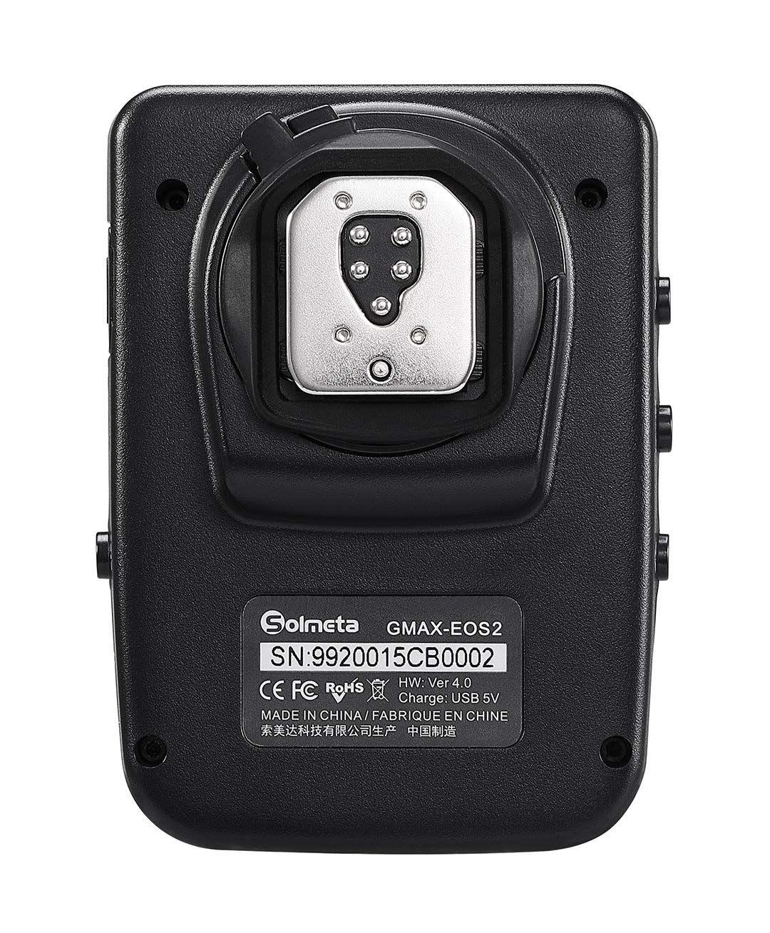 Solmeta GMAX-EOS2 GPS Geotagger with Bluetooth Shutter Control - Compatible with Canon GP-E2, EOS DSLR, Rebel, R & RP Mirrorless Cameras - Perfect for Travel Photography, Geotagging & Remote Shooting