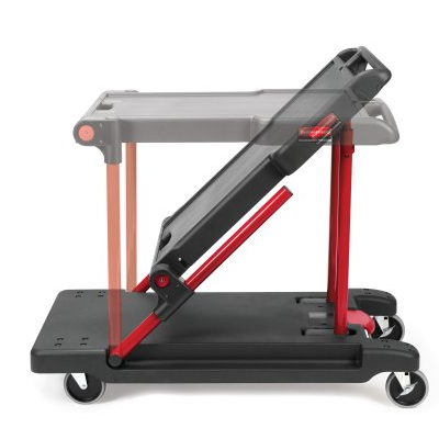 Convertible Utility Cart & Platform Truck - Heavy Duty Folding Hand Truck with Wheels for Moving, Gardening, Warehouse & Home Use