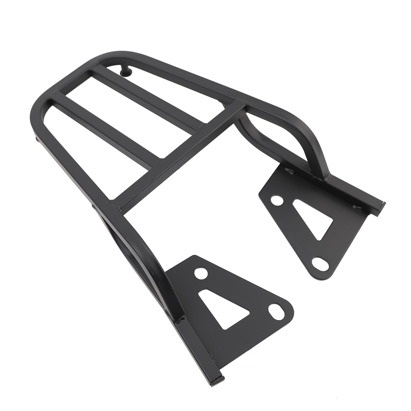 Minho Heavy Duty Iron Rear Luggage Rack for Honda Grom MSX125 2013-2016 - Square Tube Design - Perfect for Motorcycle Travel & Cargo Transport