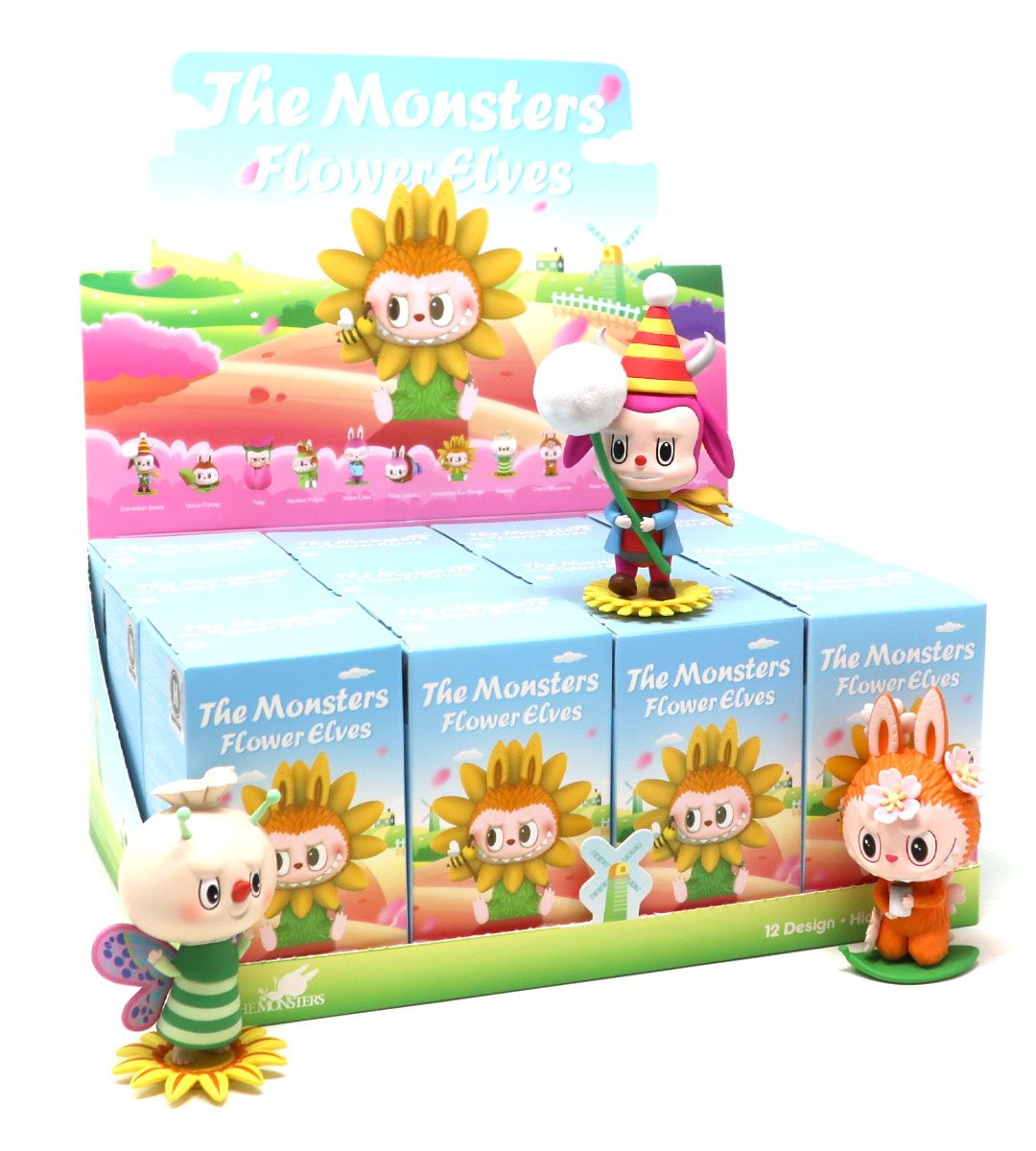 Labubu The Monsters Flower Elves Series by Kasing Lung - Cute Collectible Vinyl Figure for Home Decor, Office Display & Anime Fans Gift