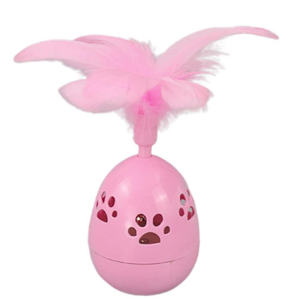 TUJAH Interactive Cat Toy with Feather Bell - Engaging Educational Pet Supplies for Indoor Play, Exercise & Training (Color B)