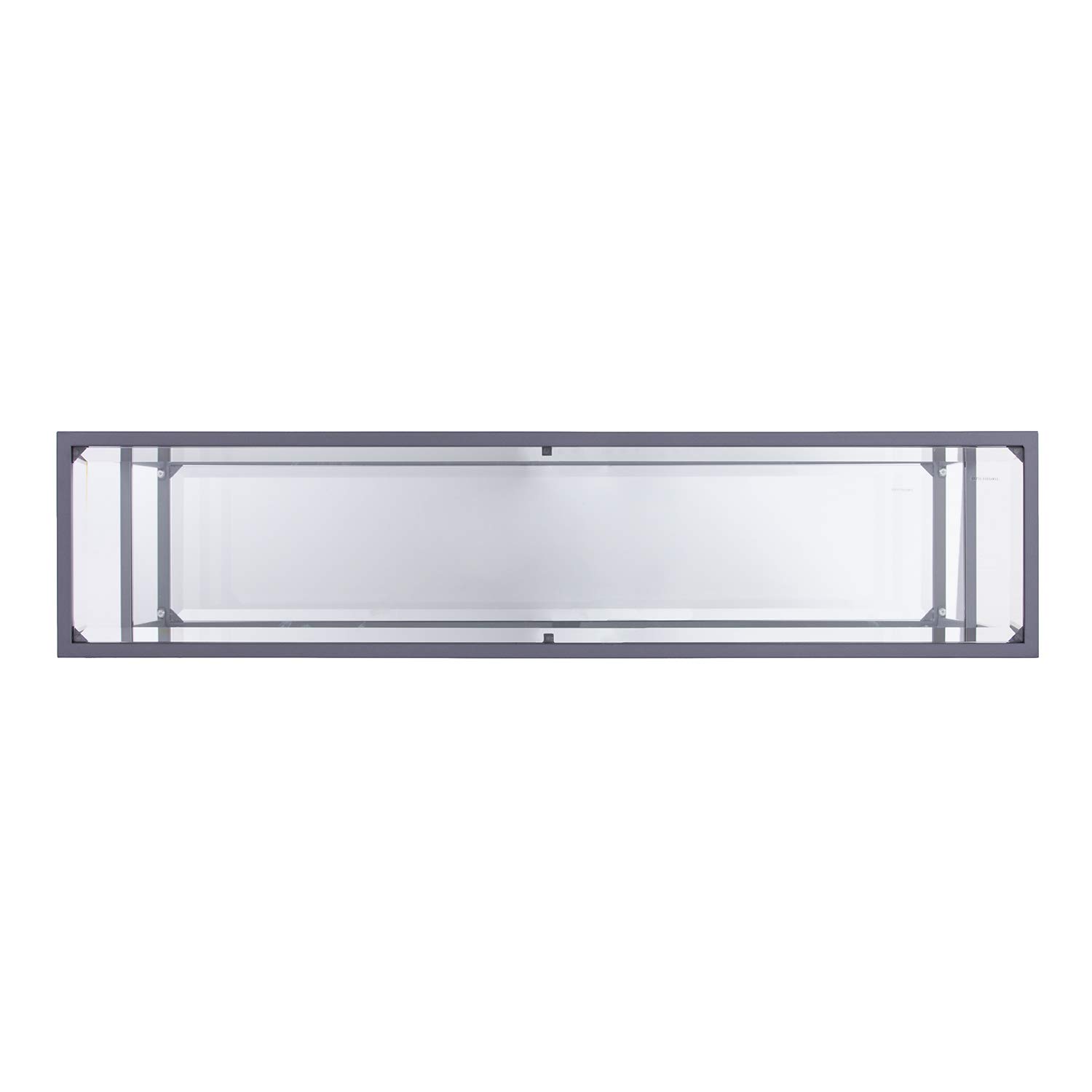 SEI Furniture Southern Enterprises Horten Glam Narrow Console Table - Silver Finish | Elegant Entryway, Hallway & Living Room Decor | Slim Sofa Table for Small Spaces