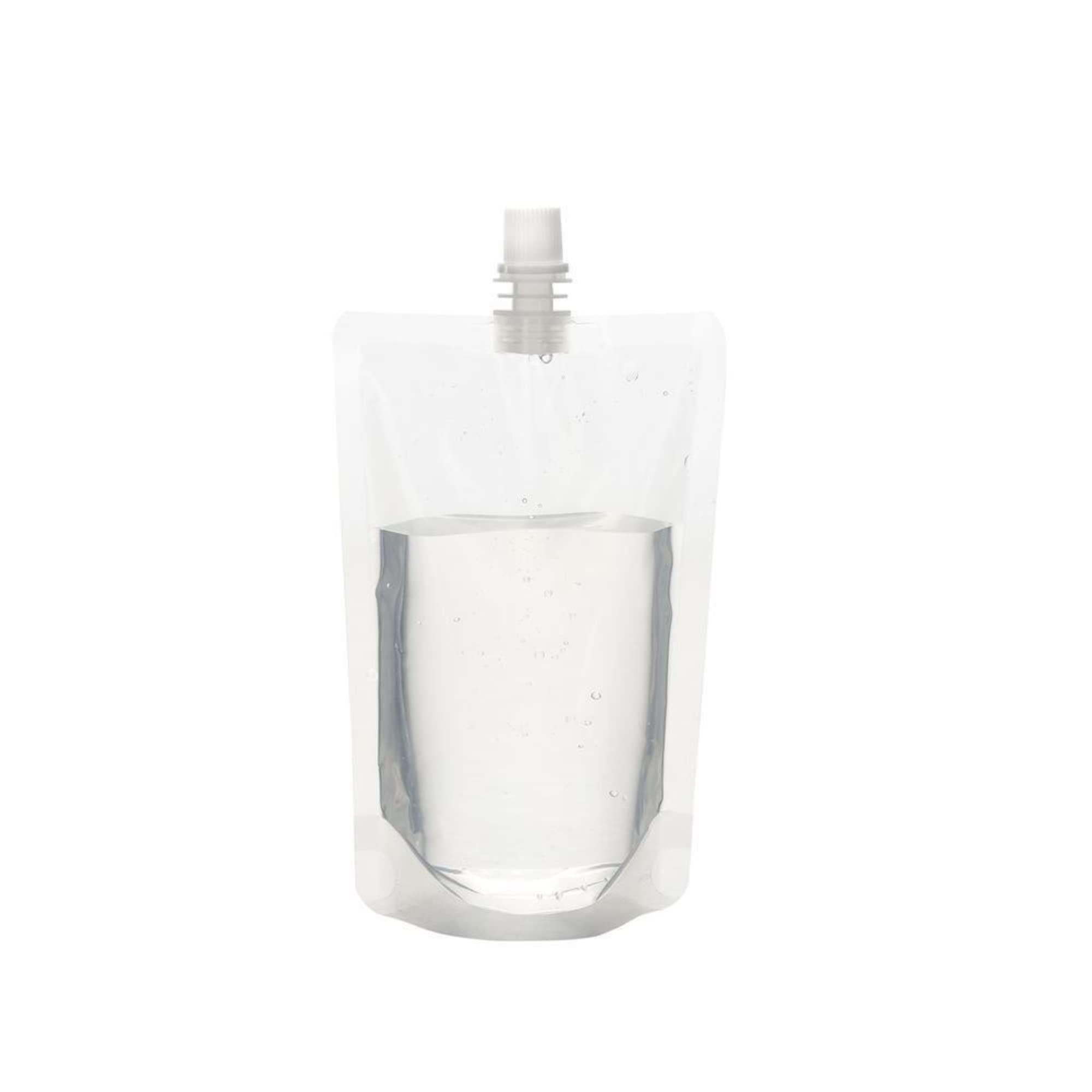 Squeezable Wax Melt Pouches - 20 Pack | 500 mL (10-15oz) Scented Liquid Wax in Clear Bottles with Lids & Stands | 7.5x5
