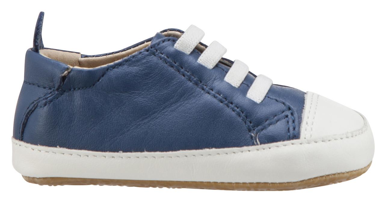 Old Soles Boys Girls 106R Eazy Jogger Vintage Sneakers - Denim Blue Casual Shoes for Kids | Perfect for School, Playground & Everyday Wear
