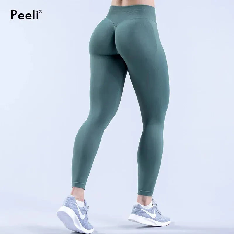 High Waist Scrunch Butt Seamless Leggings for Women - Yoga Workout Gym Pants & Fitness Booty Tights - Perfect for Yoga, Running, Gym & Everyday Wear