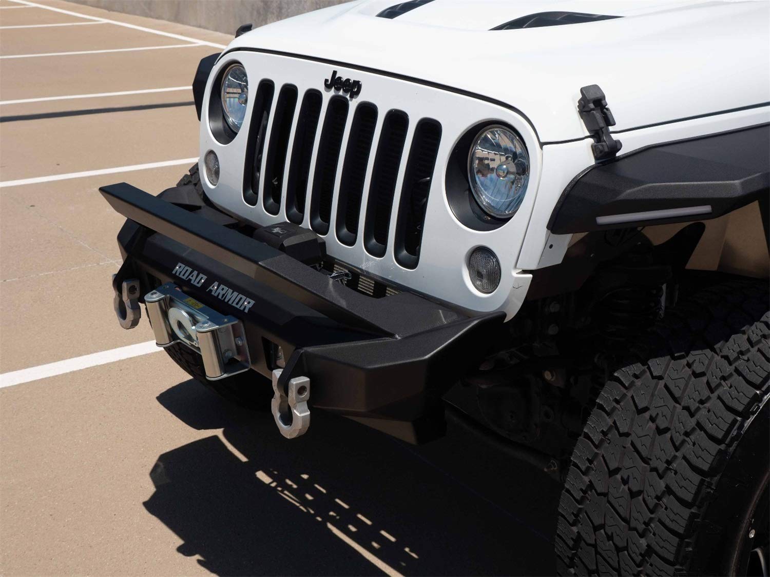 Road Armor RDA507AFF0B Front Fender Flares for Jeep Wrangler JL & JK - Heavy Duty Off-Road Protection & Stylish Upgrade for Adventure & Daily Driving