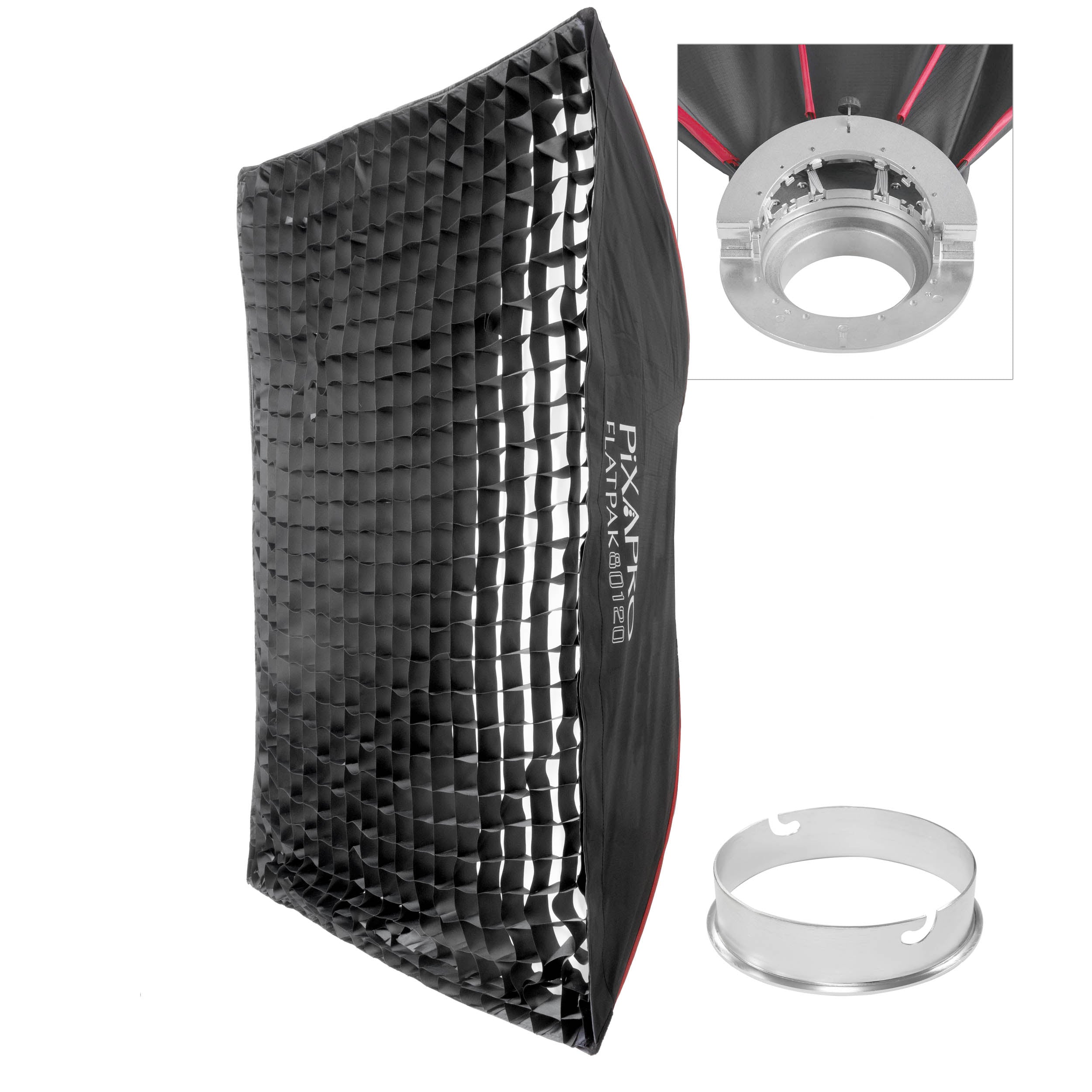 80x120cm Portable Rectangular FlatPak Strobe Softbox (Patented Design) - Professional Photography Lighting for Studio, Portrait, and Product Shoots
