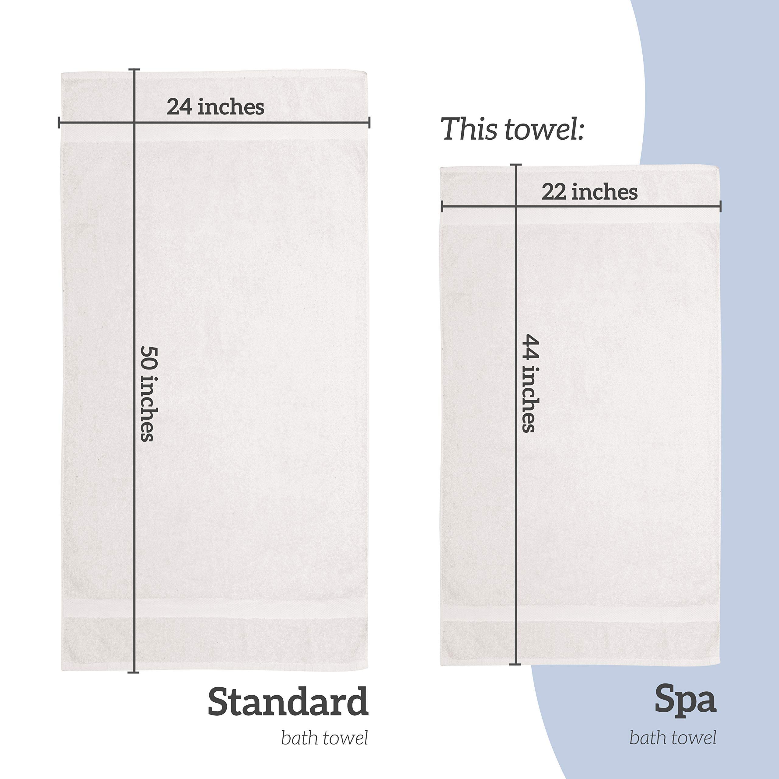 Premium Soft Cotton Towels for Pool, Spa & Gym - Lightweight, Super Absorbent & Quick Drying - 24