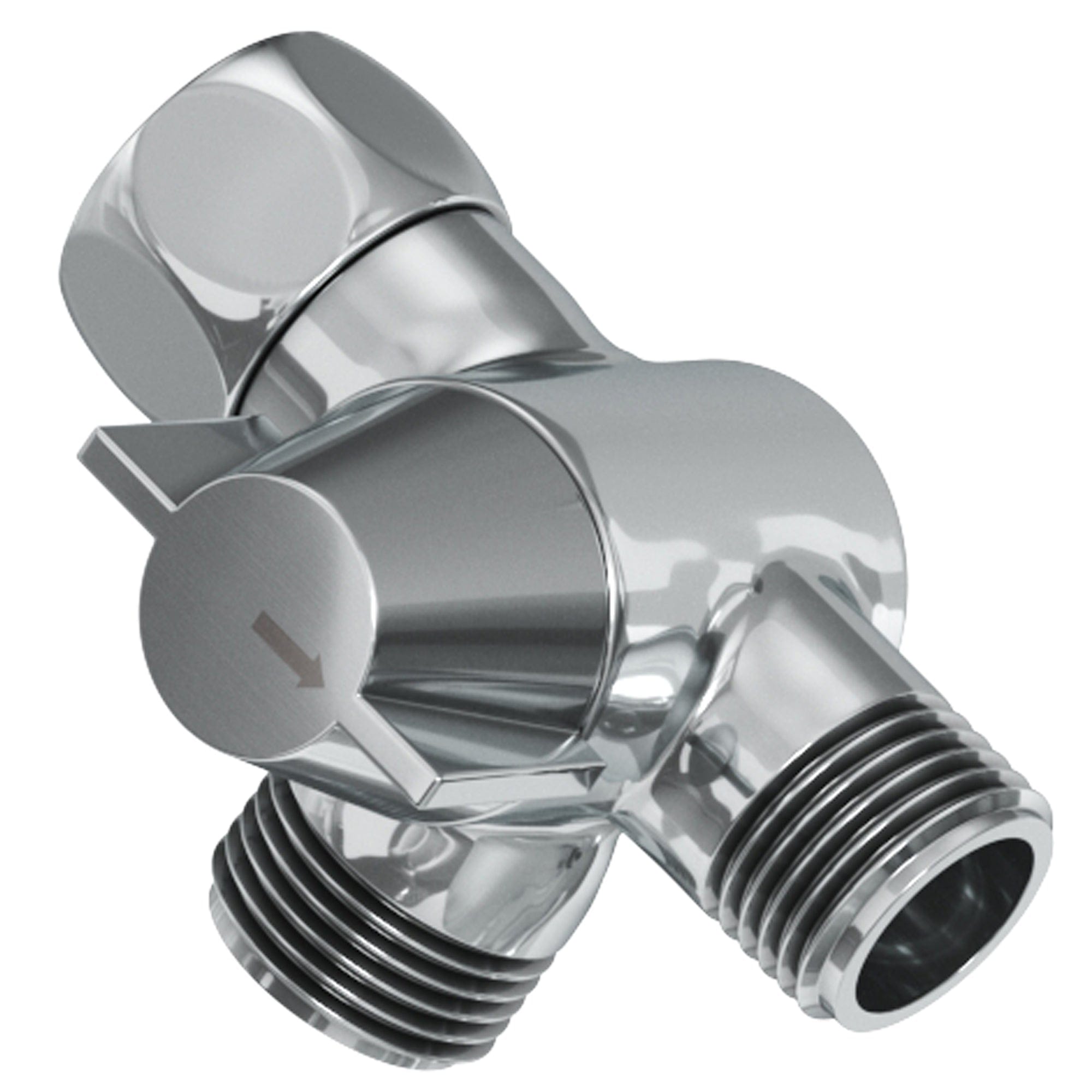 Premium All-Metal 3-Way Shower Arm Diverter Valve for Dual Shower Heads - Perfect for Bathroom Renovation & Spa-Like Shower Experience