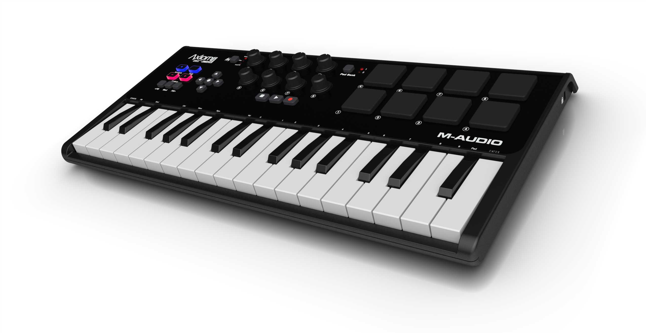 M Audio Axiom AIR Mini 32-Key USB MIDI Keyboard Controller - Compact Music Production for Home Studio, Travel & Live Performance